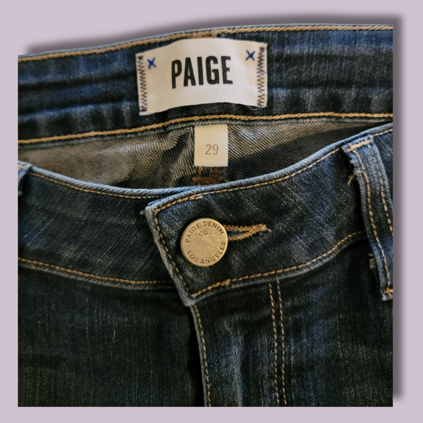 Paige, Verdugo Ankle Jeans, Size 29