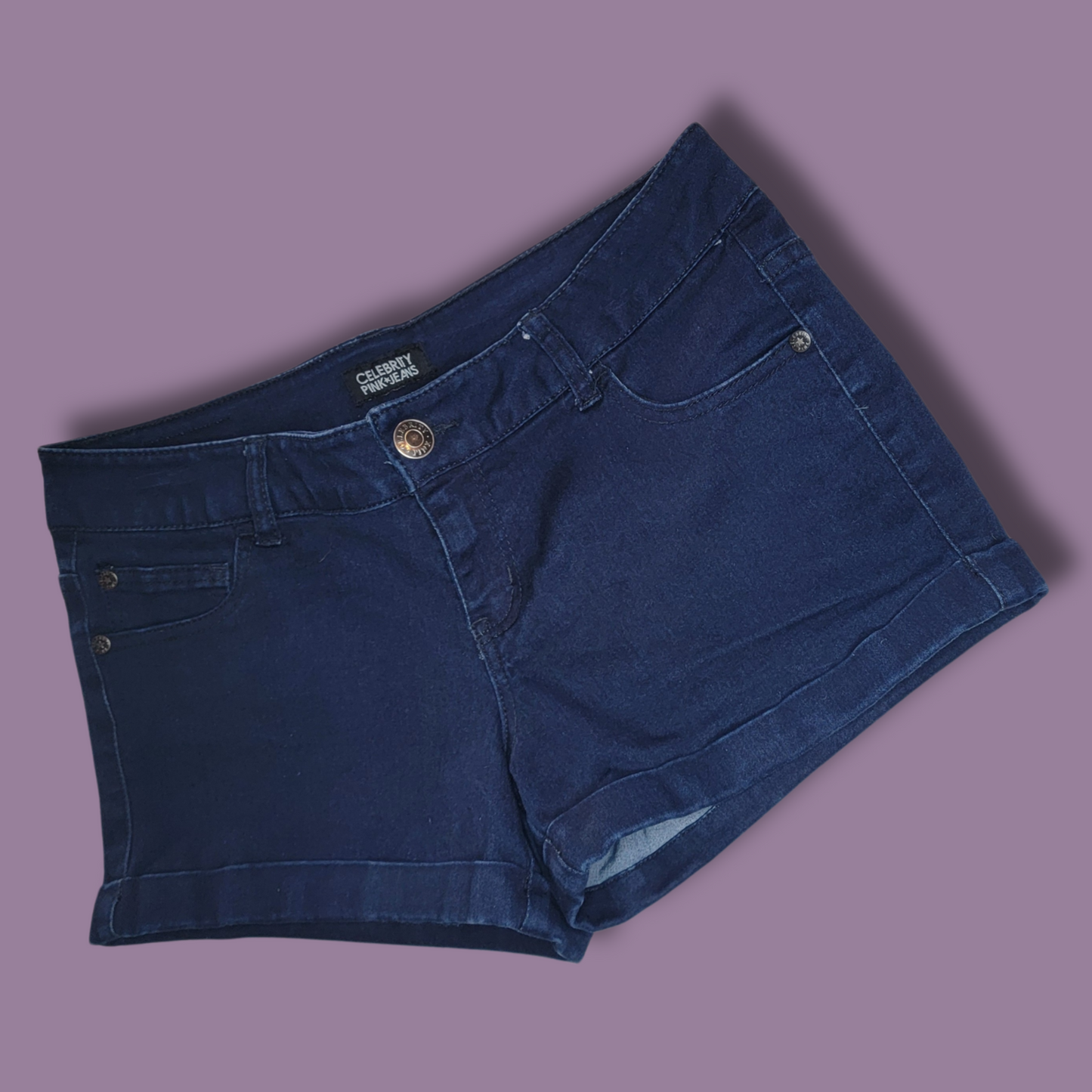 Celebrity Pink, Dark Blue Jean Shorts, Size 9