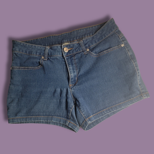 Faded Glory Jean Shorts, Blue, Size 12
