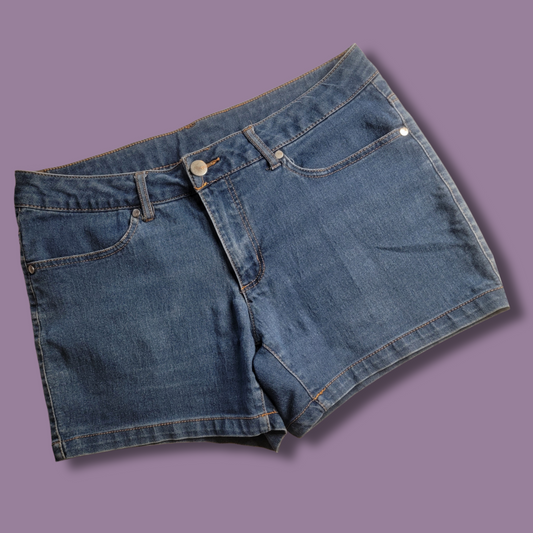 Faded Glory Blue Jean Shorts, Size 12