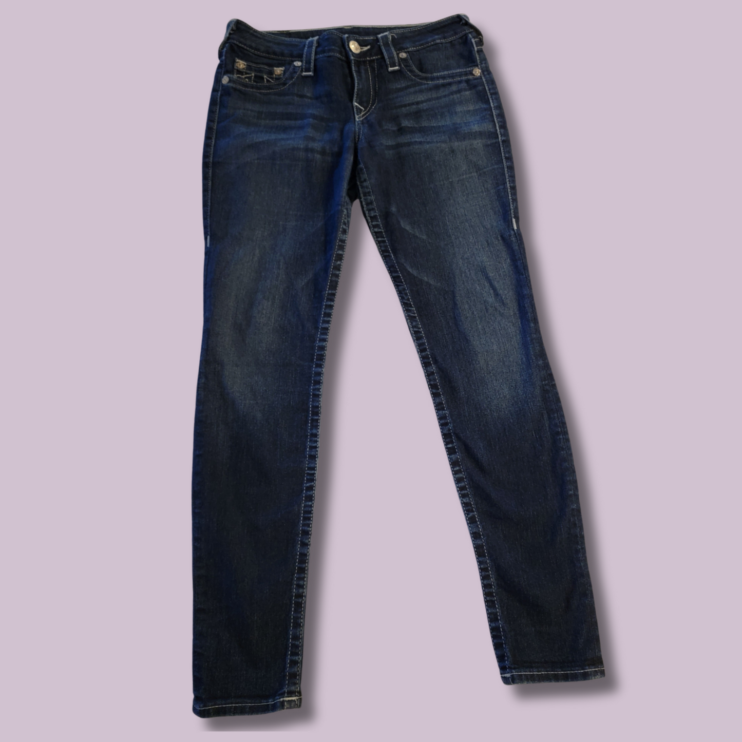 True Religion Jeans, High-Rise Jeggings, Size 28