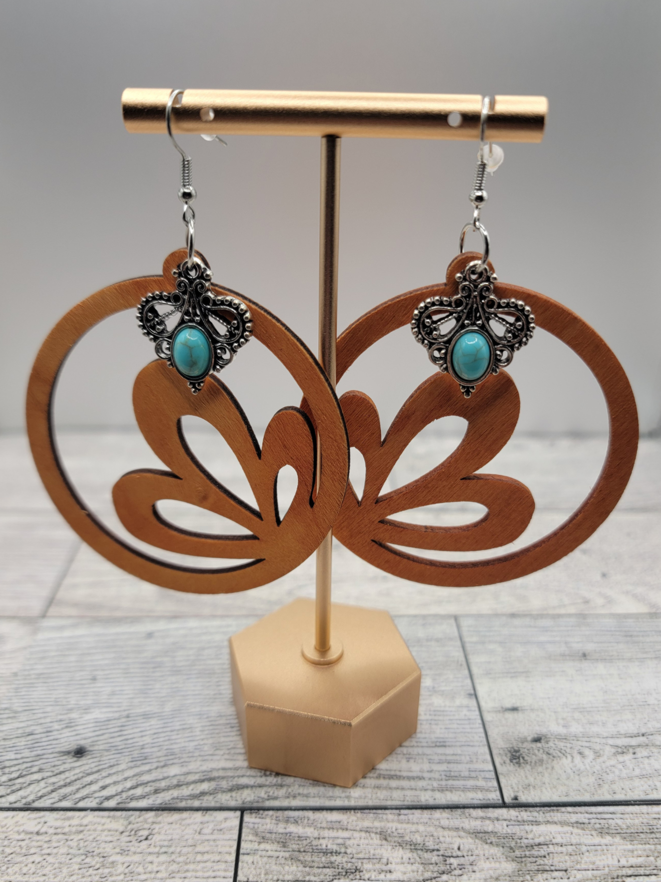 ✨ Boho Breeze Wooden Dangle Earrings ✨
