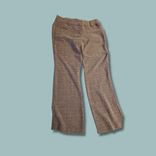 7th Avenue NY & Co, Brown Tweed Pants, Size 6 Petitie
