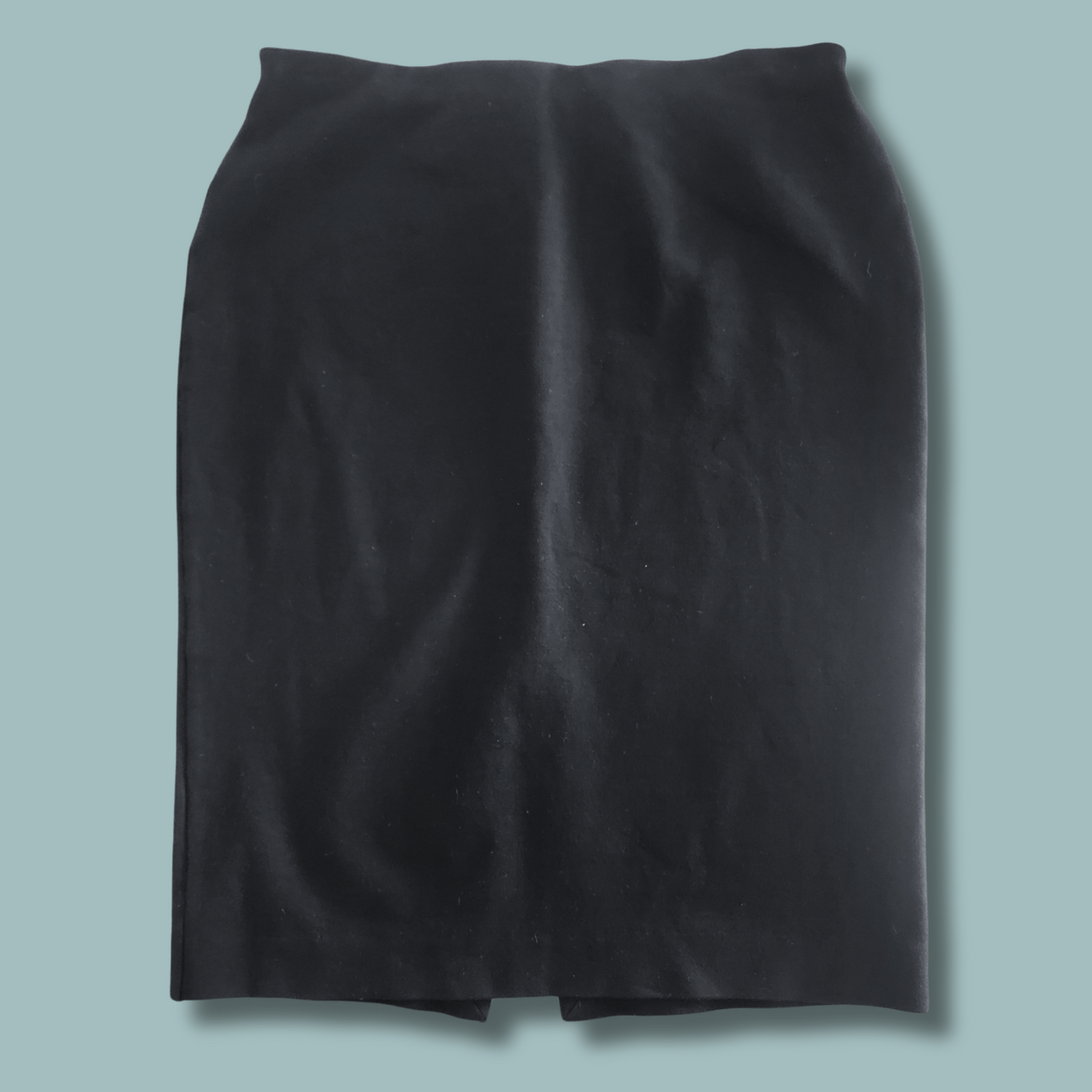 Black Express Skirt, Elastic Waist, Size S