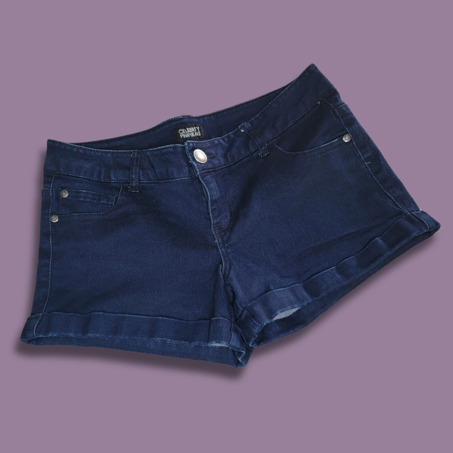 Celebrity Pink, Dark Blue Jean Shorts, Size 9