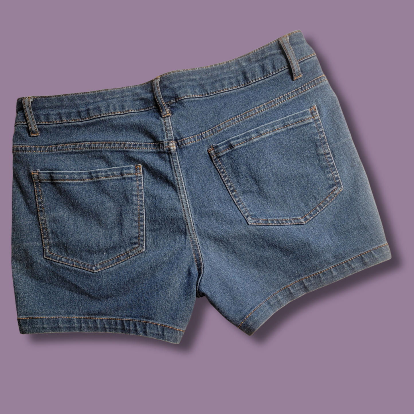 Faded Glory Blue Jean Shorts, Size 12