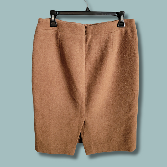 J Crew, Light Brown, Wool Skirt, Size 6