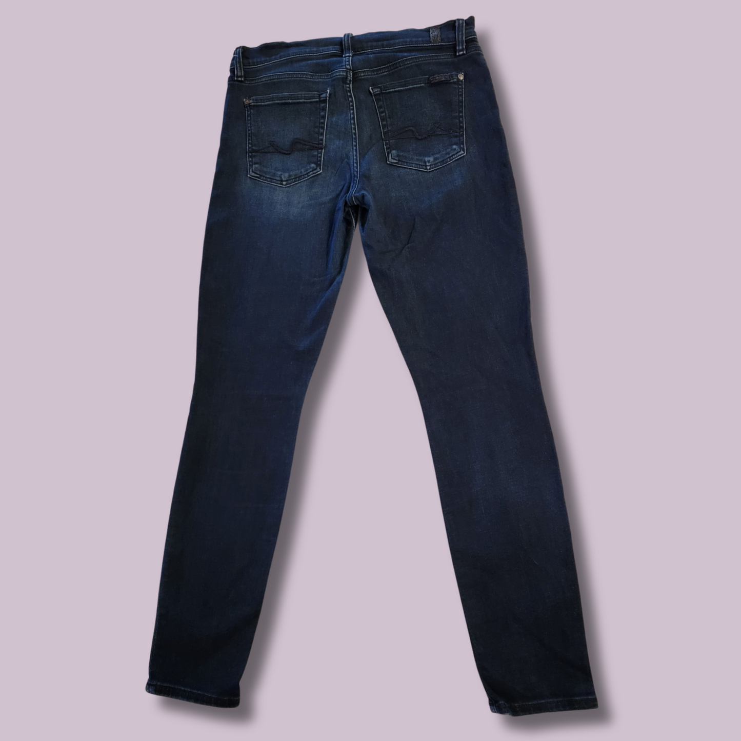 7 for all mankind, Dark Blue Denim, Skinny Jeans, Size 29