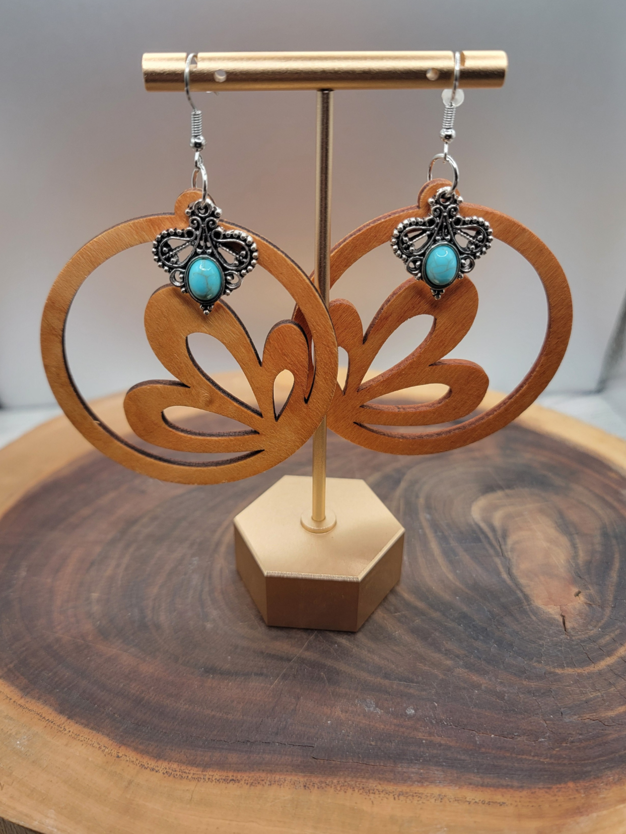 ✨ Boho Breeze Wooden Dangle Earrings ✨