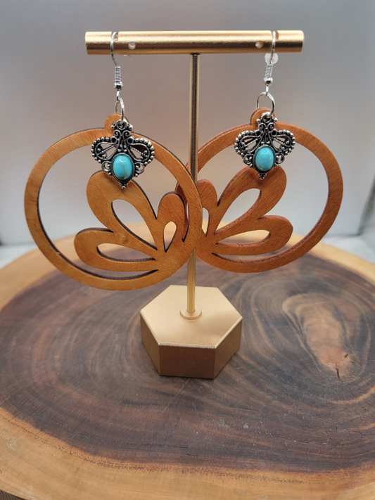 ✨ Boho Breeze Wooden Dangle Earrings ✨