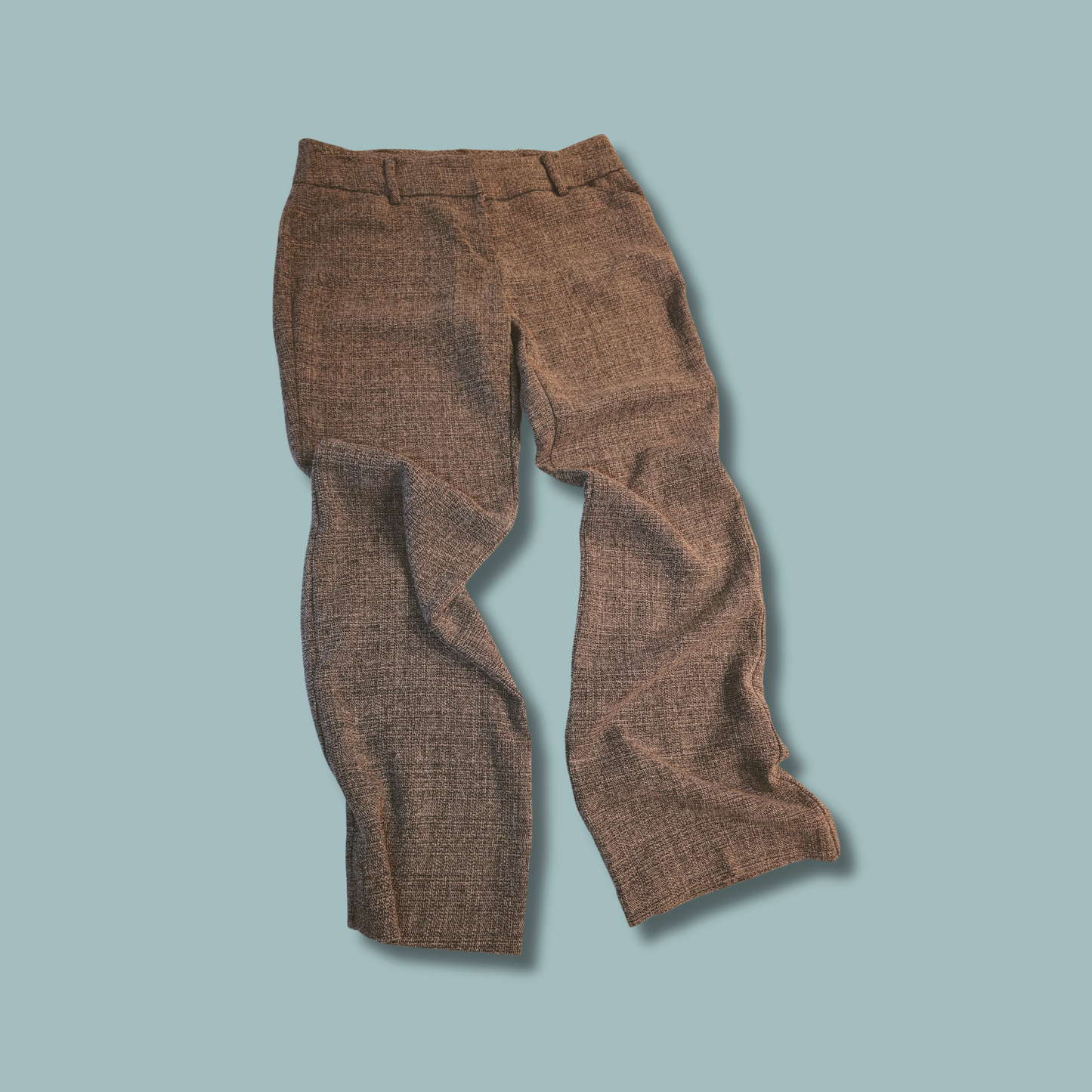 7th Avenue NY & Co, Brown Tweed Pants, Size 6 Petitie