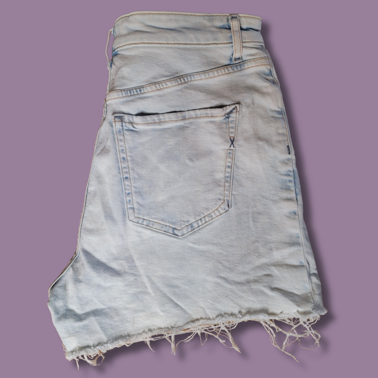 Express, Bleached Jean Shorts, Size 8