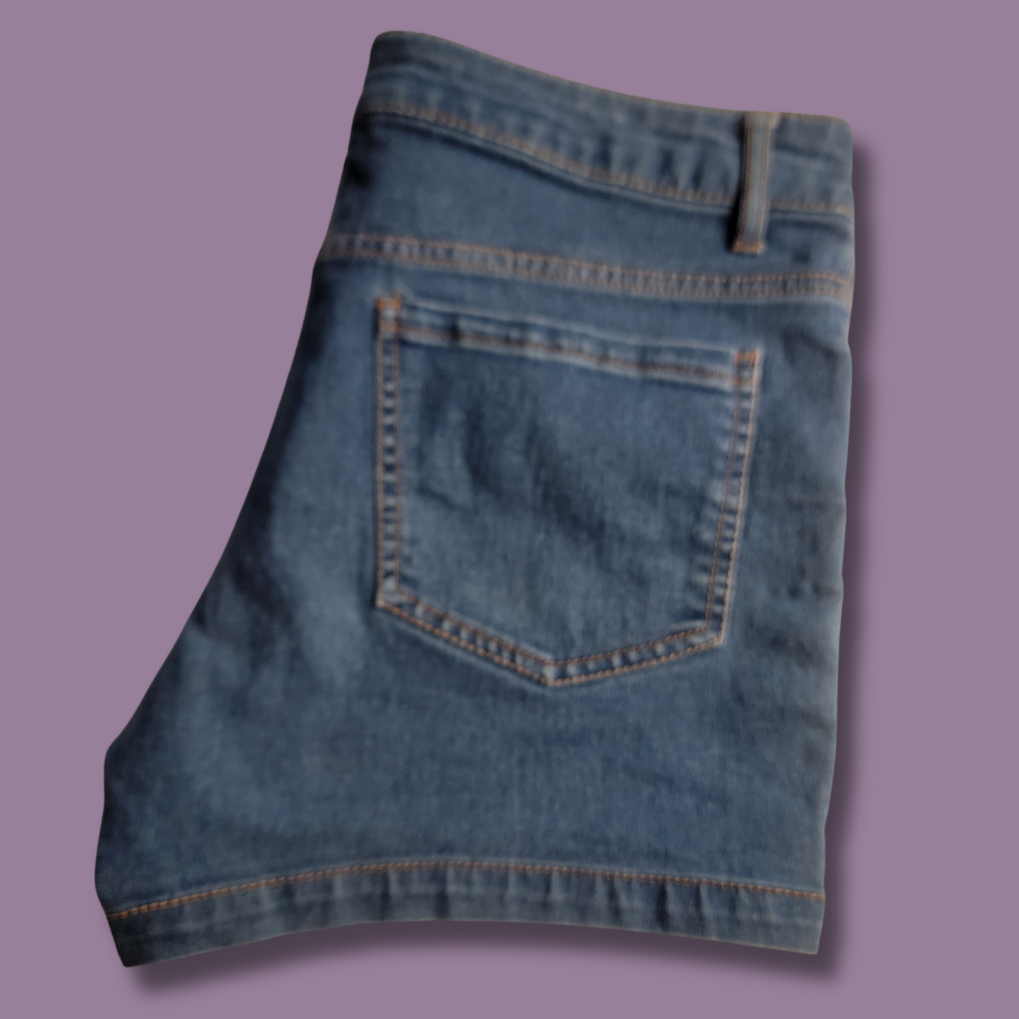 Faded Glory Blue Jean Shorts, Size 12