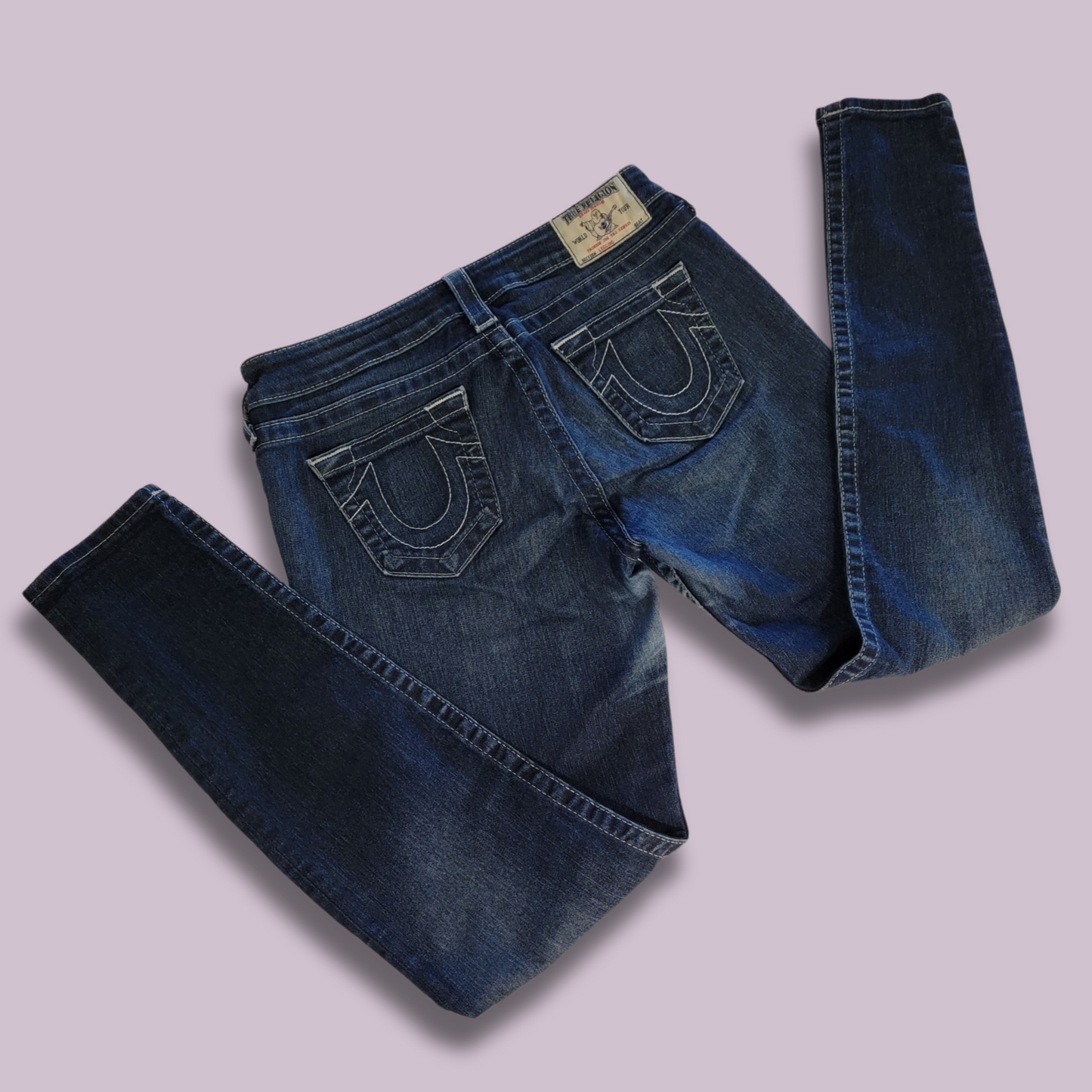 True Religion Jeans, High-Rise Jeggings, Size 28