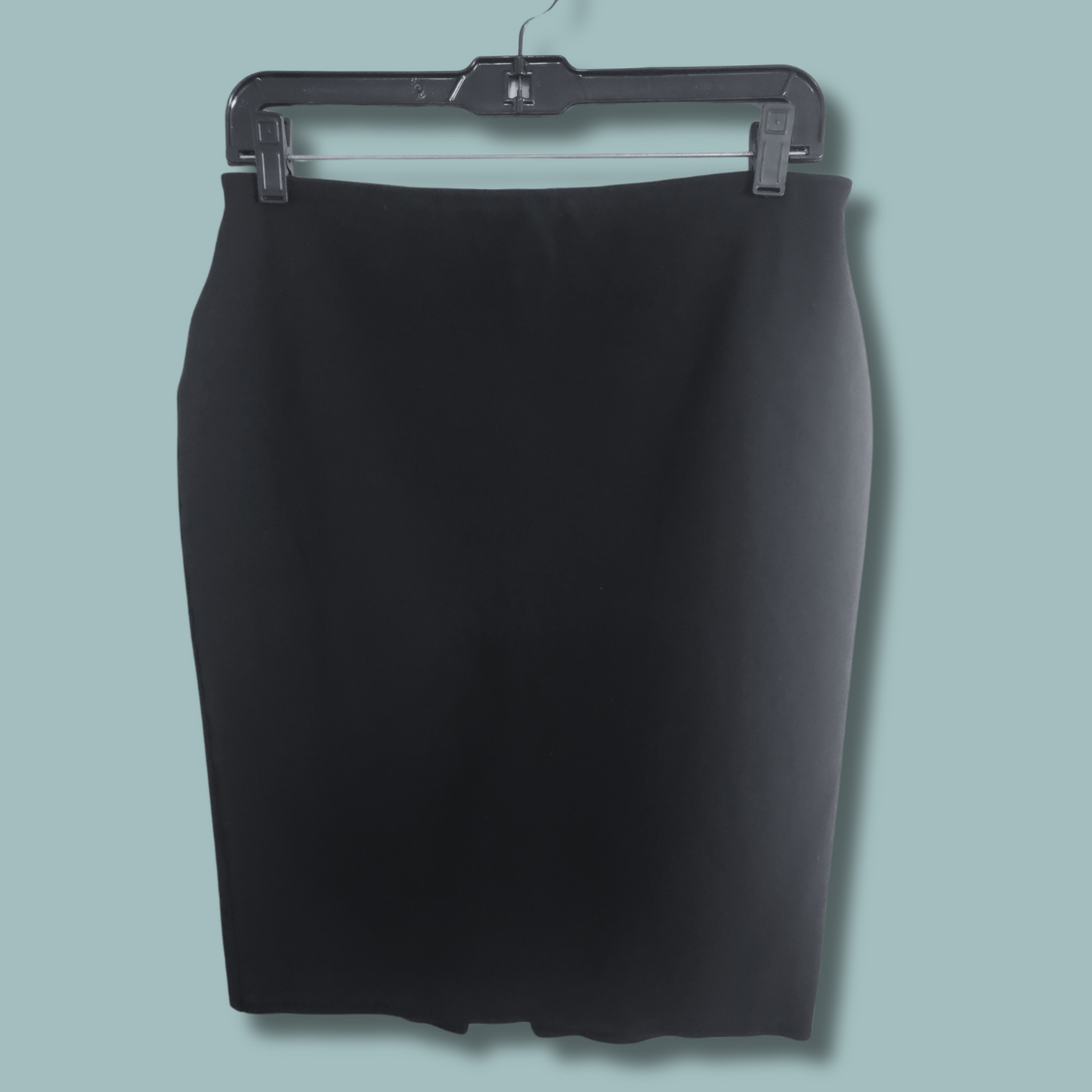 Black Express Skirt, Elastic Waist, Size S
