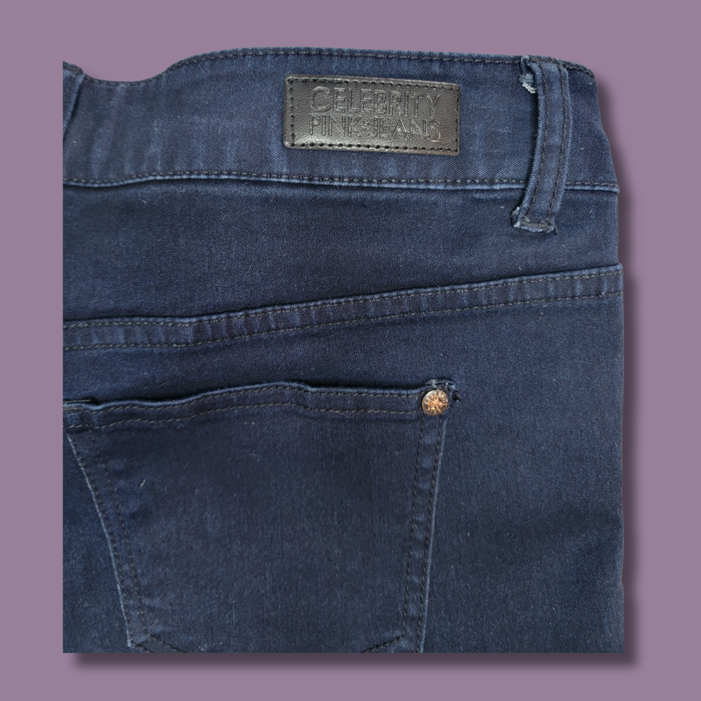 Celebrity Pink, Dark Blue Jean Shorts, Size 9