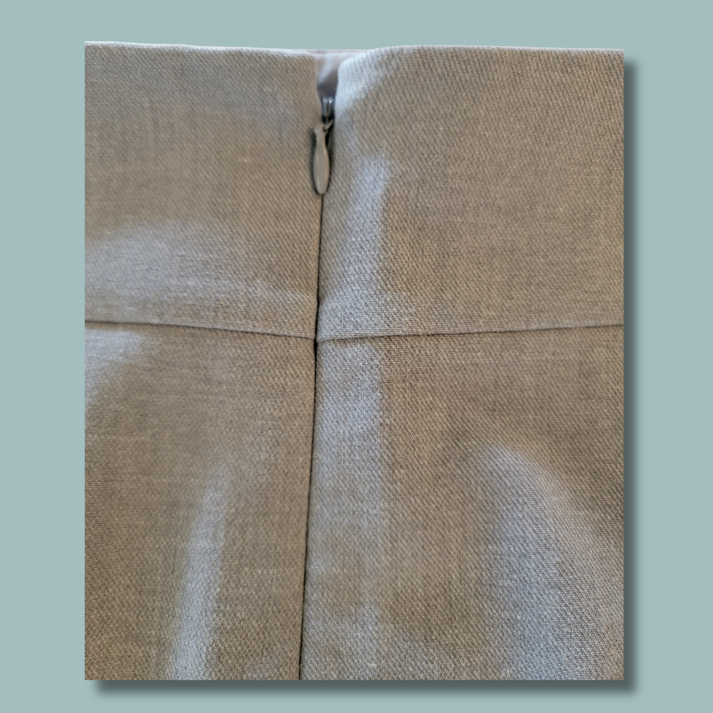 Grey Heather Express Skirt, Light Grey, Size 10