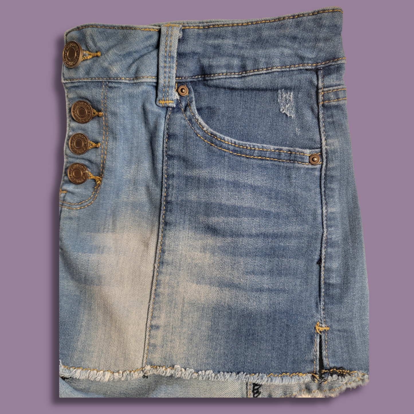 Indigo Rein Jean Shorts, Button up, Size 9