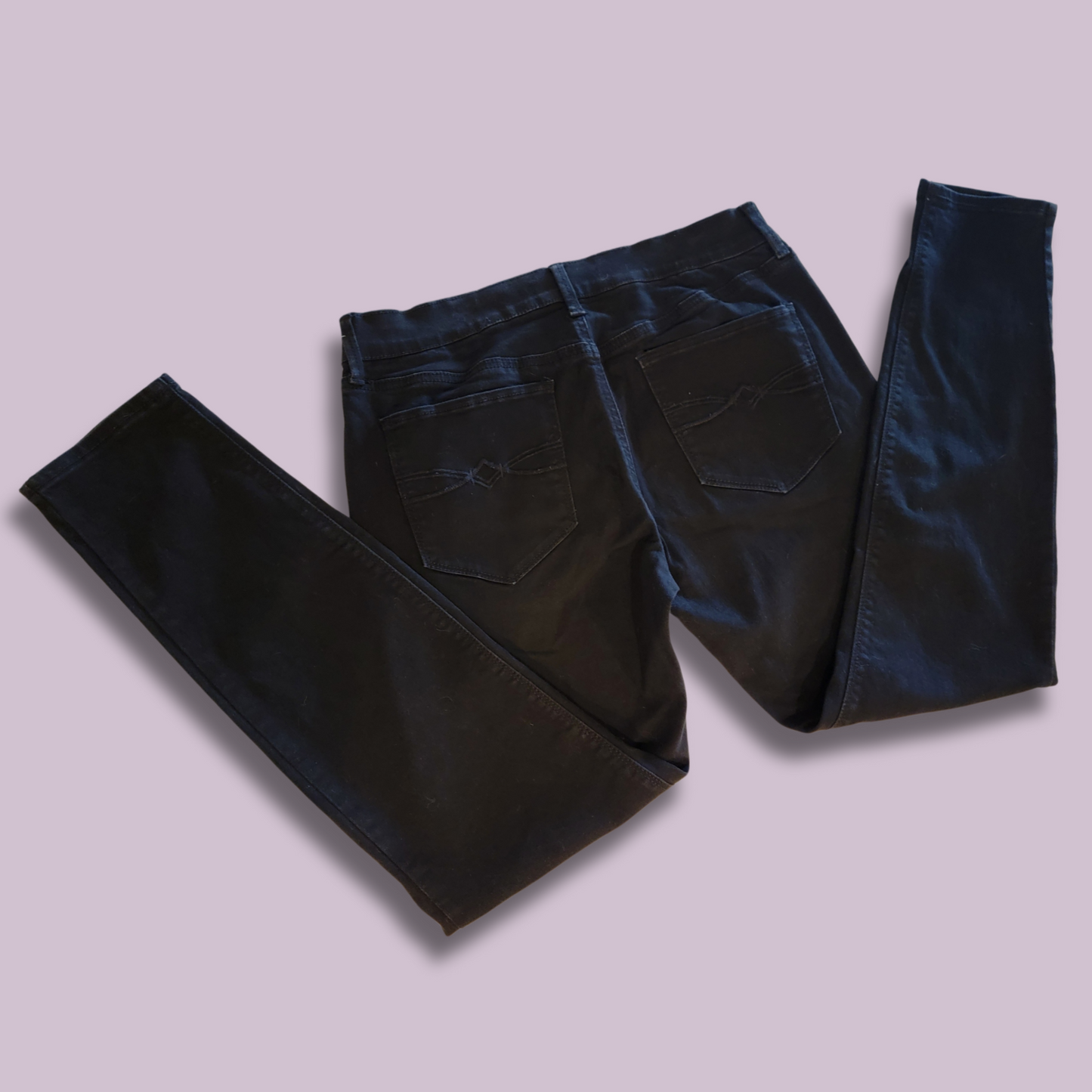 Mudd, Black Jeans, Stretch, Low-Rise, Skinny, Size 13