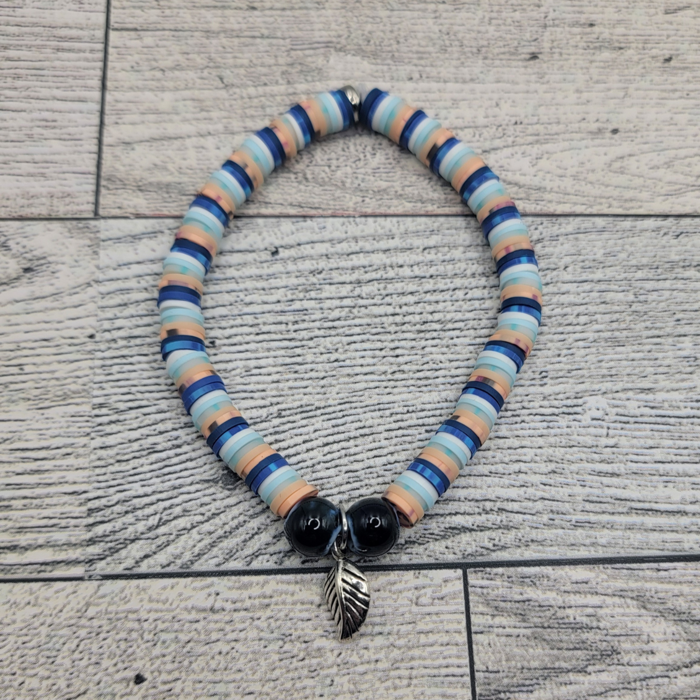 Ocean Breeze Vinyl Disc Bracelet πβ¨