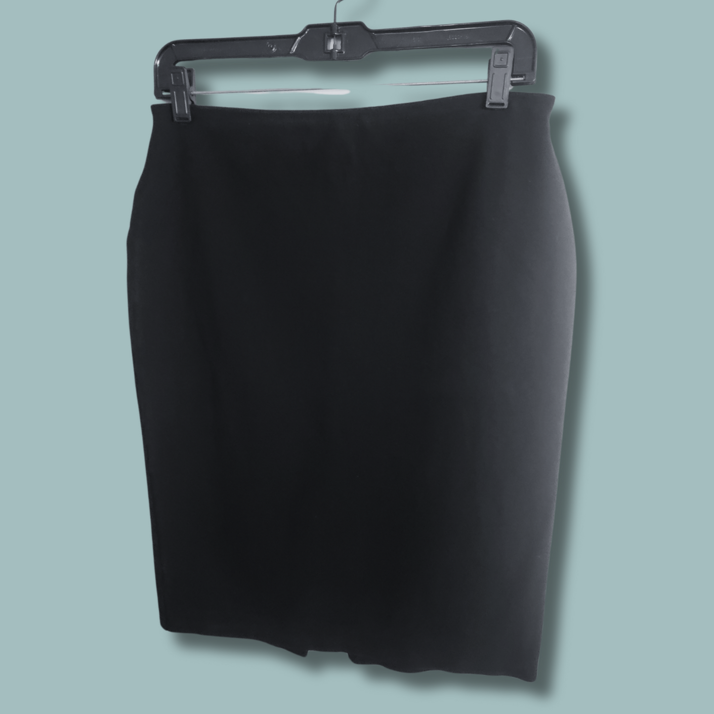 Black Express Skirt, Elastic Waist, Size S