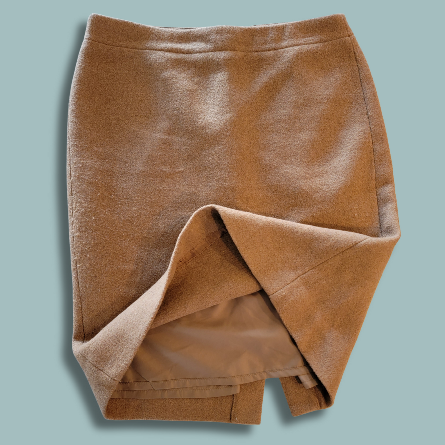 J Crew, Light Brown, Wool Skirt, Size 6