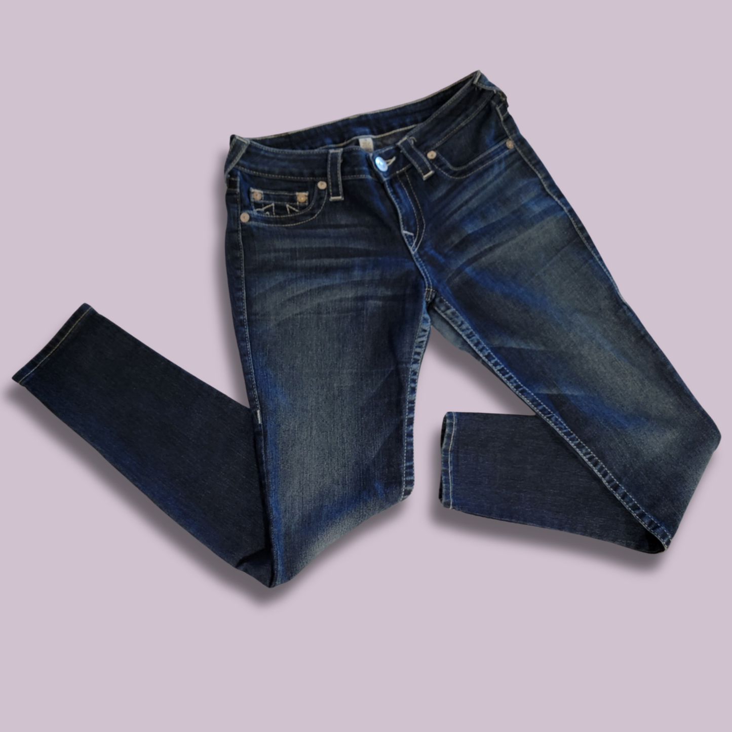 True Religion Jeans, High-Rise Jeggings, Size 28