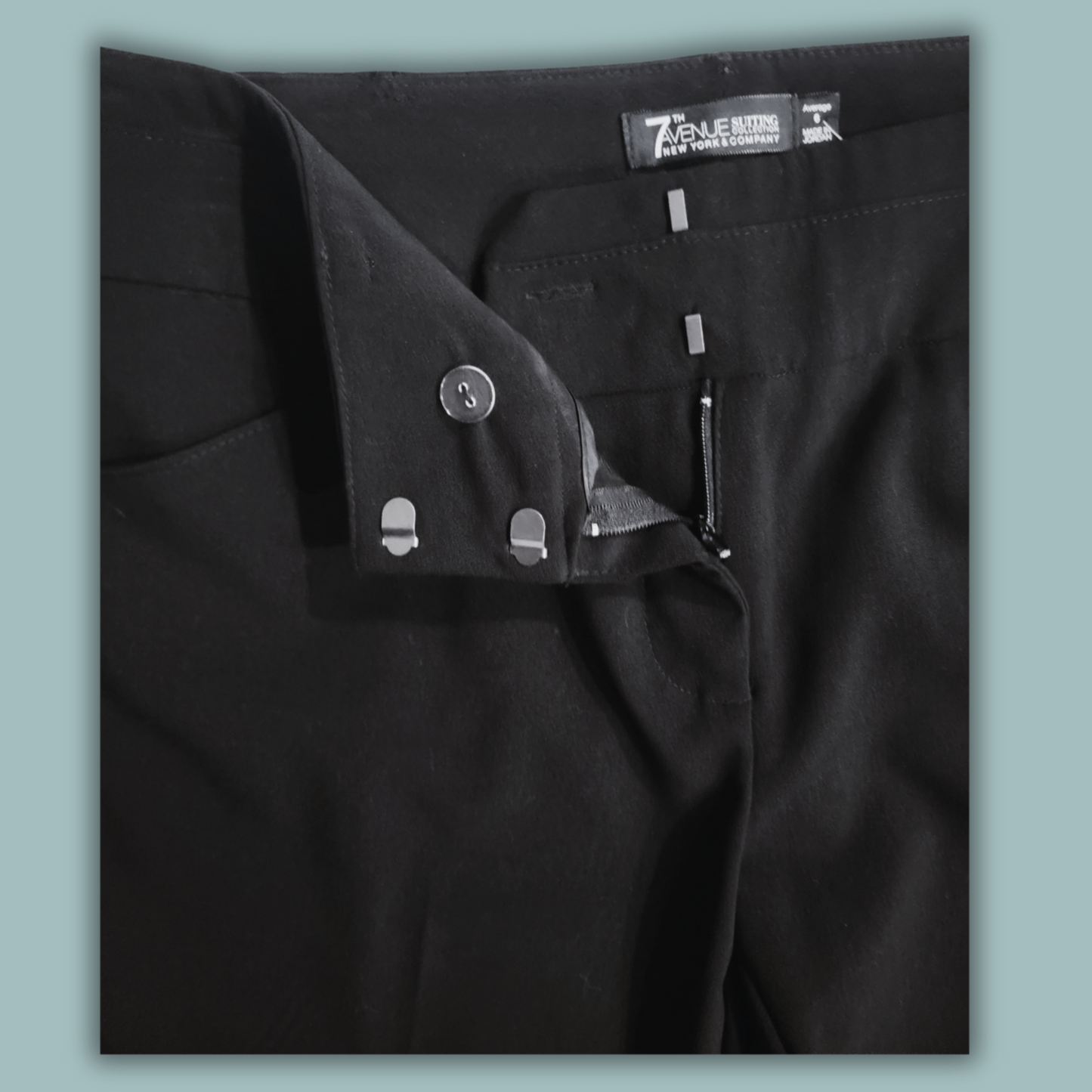 7th Avenue NY & Co, Black Pants, Size 6 Avg