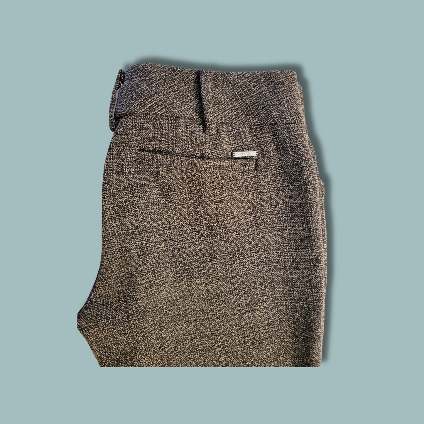 7th Avenue NY & Co, Brown Tweed Pants, Size 6 Petitie