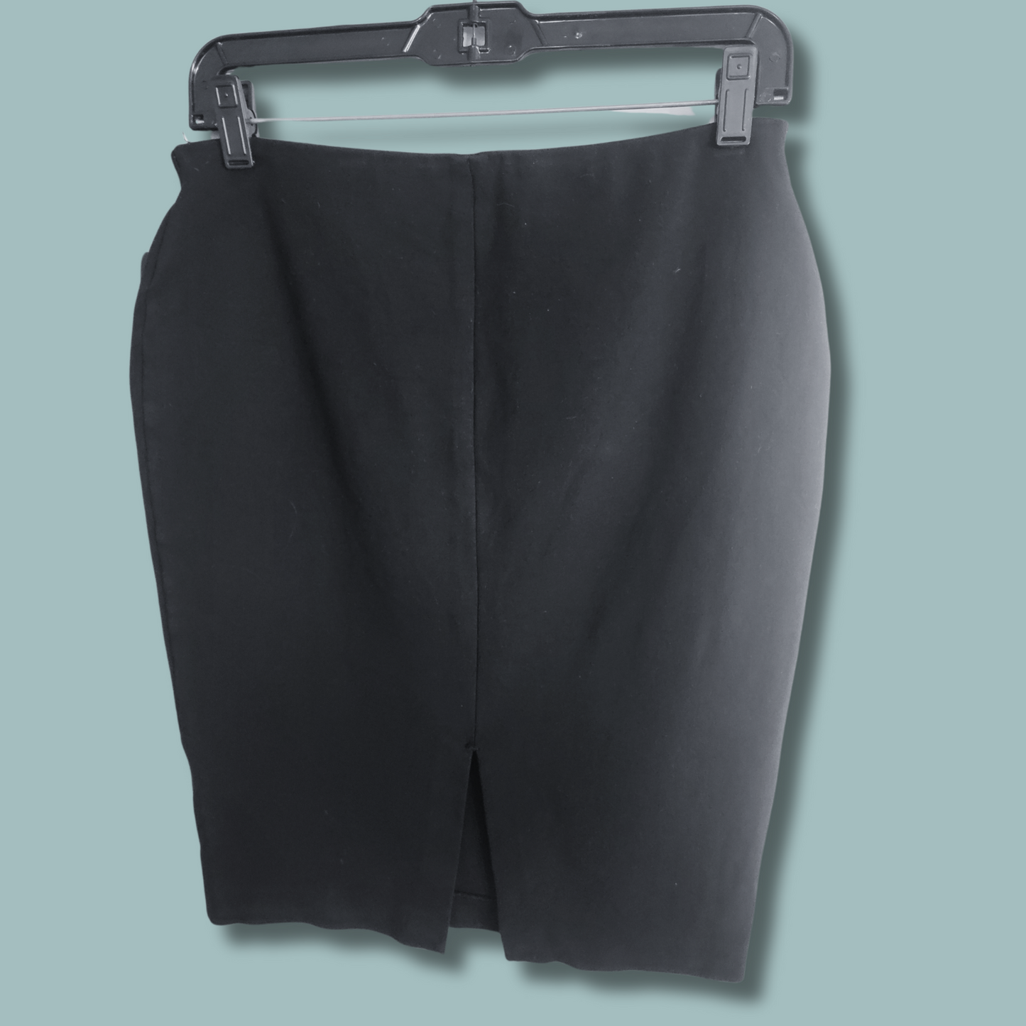 Black Express Skirt, Elastic Waist, Size S