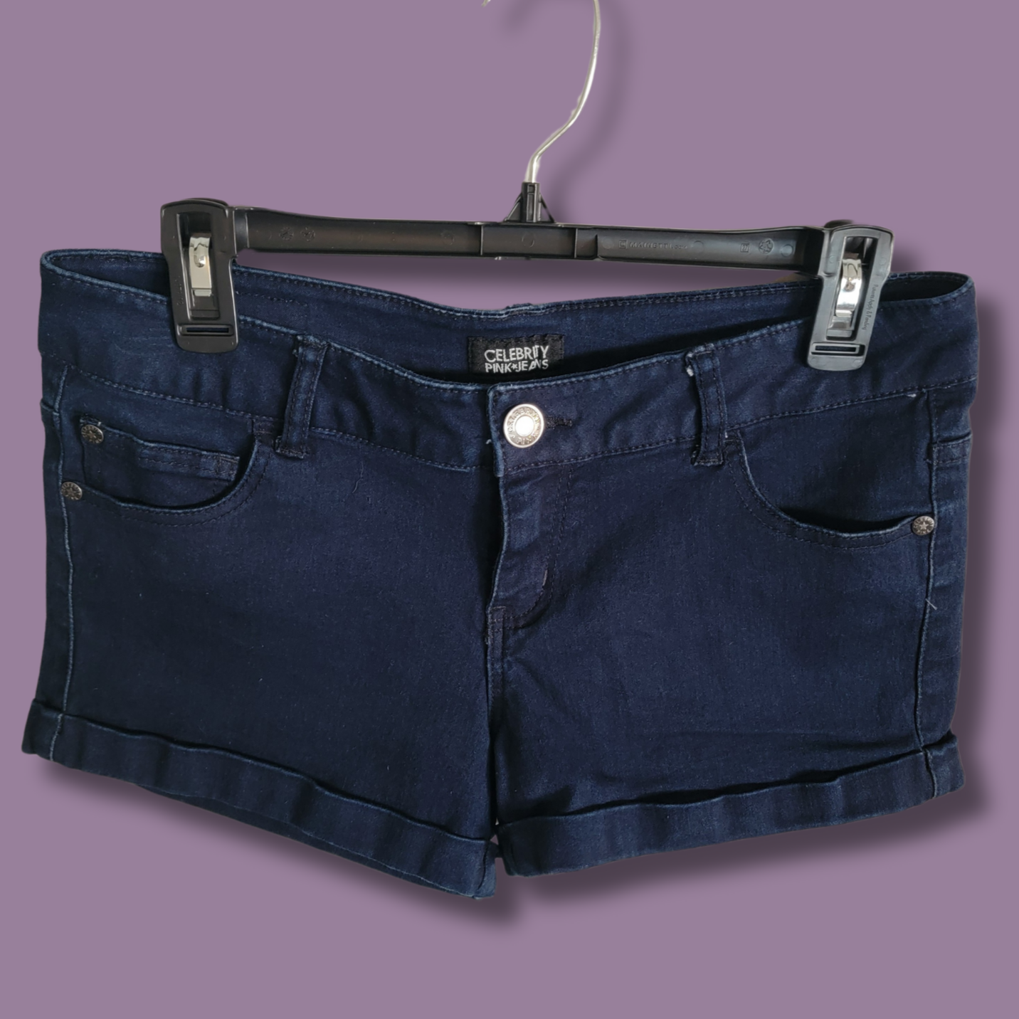 Celebrity Pink, Dark Blue Jean Shorts, Size 9