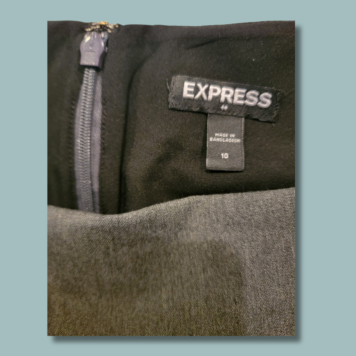 Dark Grey Heather Express Skirt, Size 10