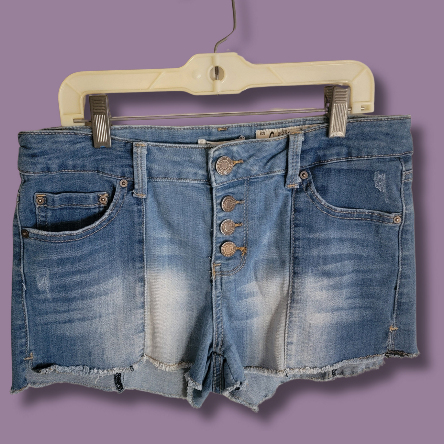 Indigo Rein Jean Shorts, Button up, Size 9