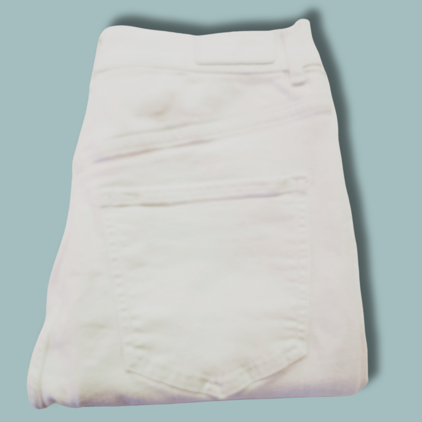 Express, White Denim, Slim, Super High-Rise, Size 8R