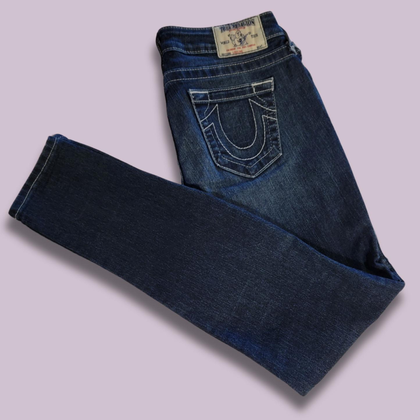 True Religion Jeans, High-Rise Jeggings, Size 28